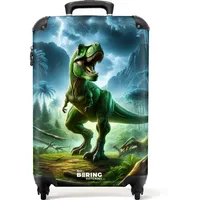 noboringsuitcases 4-Rollen Cabin 55 cm / 36 l bunt/grün
