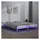 vidaXL Massivholzbett mit LED-Beleuchtung Weiß 160x200 cm