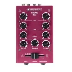 OMNITRONIC GNOME-202 Mini-Mixer rot