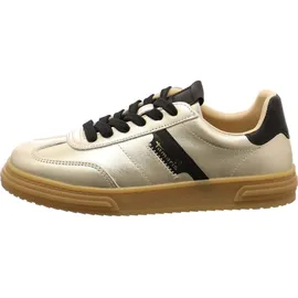 TAMARIS Sneaker Low Top Damen 1-23788-42 933 Frauen Schuhe Leder M2378842 Gold, Schuhgröße:38 EU