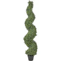 Beliani Kunstpflanzen Spiral Tree 158 cm