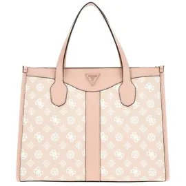 GUESS Schultertasche Silvana Two Compartment Tote Sand Logo