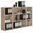 BMG Möbel Aktenregal Holzwerkstoff 172,6 cm x 113,6 cm x 33 cm braun