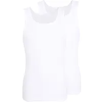 Tom Tailor Herren Tanktop, Vorteilspack - Unterhemd, Garron S, einfarbig Weiß 2XL Pack