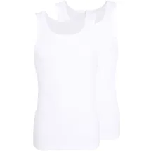 Tom Tailor Herren Tanktop, Vorteilspack - Unterhemd, Garron S, einfarbig Weiß 2XL Pack