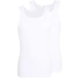 Tom Tailor Herren Tanktop, Vorteilspack - Unterhemd, Garron S, einfarbig Weiß 2XL Pack