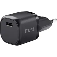 Trust Maxo Ultrakleines 20W USB-C-PD-Ladegerät, Schwarz