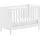 Vipack Babybett gradliniges Design Weiß 60 x 120 cm