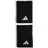adidas Tennis Schweißband L Black / Black / White Erwachsene (M/L)