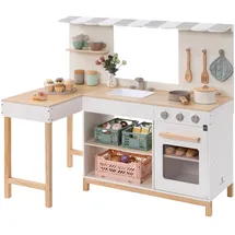 Musterkind Spielküche Robusta, weiss | natur,
