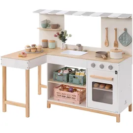 Musterkind Spielküche Robusta, weiss | natur,