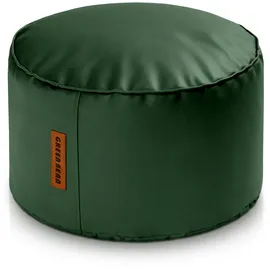 Green Bean Sitzhocker Pouf Kunstleder 43 x 30 x 43 cm Dunkelblau/Dunkelgrün