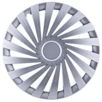 LEOPLAST Radkappe 14" Zoll Radzierblenden Satz silber EMPIRE 14
