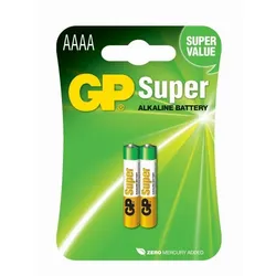 Gp Batteries 1X2 Batterie Super Alkaline Aaaa 03025Ac2