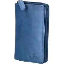 The Skandinavian Brand Damen Leder Geldbörse blau