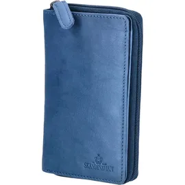 The Skandinavian Brand Damen Leder Geldbörse blau