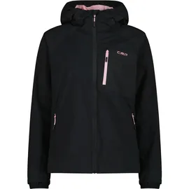 CMP Damen Jacke WOMAN JACKET FIX HOOD Nero-Antracite 36 - - 36