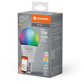 LEDVANCE LED Smart+ Birne 4058075778535 9,5 W E27 RGBW 2700K-6500K 1 St.