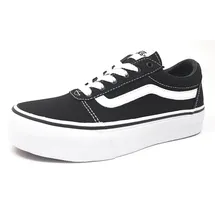 Vans Ward Suede Canvas Black / White 34