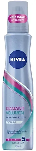 Preisvergleich Produktbild NIVEA Haarpflege Styling Diamant Glanz & Volumen Schaumfestiger