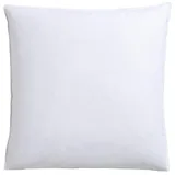 RIBECO Emily Federkopfkissen 80 x 80 cm Weiß