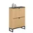 SoBuy Schuhschrank 60 x 88 x 24 cm geschlossen / schwarz