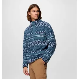 Columbia Helvetia II Printed Half Snap Rollkragenpullover Blau M