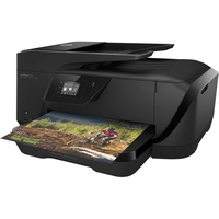 HP Officejet 7510 (G3J47A) A3 Multifunktionsdrucker (Drucker, A4 Scanner, Kopierer, Fax, 4800 x 1200 dpi, USB, WLAN, LAN) schwarz