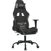 vidaXL Gaming-Stuhl Schwarz