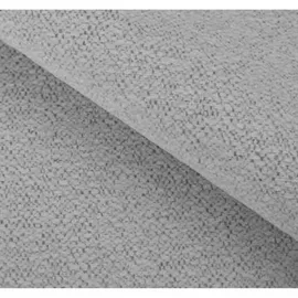 beautysofa Ecksofa PEDRO U XL, breite Ottomane, Farbe: Hellgrau (Raven06) - Hellgrau