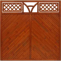 Andrewex Sichtschutzzaun Toulon 180 x 180 cm teak