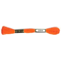 Stickgarn Metis 2084 | DMC 608 orange