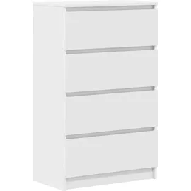 vidaXL Sideboard 60 x 98,5 x 35 cm Weiß