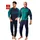 LE JOGGER Pyjama Schlafanzug Herren bunt 44/46 (S)