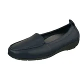 Natural Feet Marie Gr. 43 blau (dunkelblau) Damen Schuhe Damenschuh Mokassin Slipper aus weichem Hirschleder