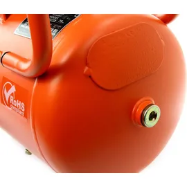 BJC Druckluft Kompressor 24L 8 BAR Ölfrei Luftkompressor 2 Kolben Flüsterkompressor Abschaltautomatik