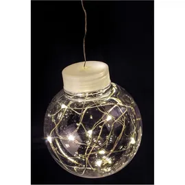 Lex LED Lichtervorhang mit 10 Kugeln und 200 Micro LEDs, 2,7m