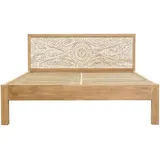 Bett Sita 180x200 aus indischem Mango-Massivholz