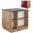 Vicco Kochinsel Fame-Line 90 x 82 x 60 cm Bordeaux