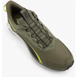 Puma Extend Lite Trail, Straßenlaufschuhe, Unisex-Erwachsene, Loden Green, Schwarz Lux Lime, 43, EU, Loden Green Puma Schwarz Lux Lime, 43, EU - 43 EU