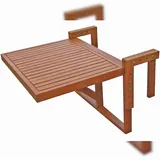 deluke Balkontisch 65 x 64 x 52 cm Braun