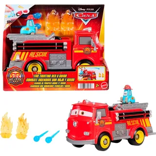 Mattel Disney Pixar Cars Feuerwehrauto Red und Guido,