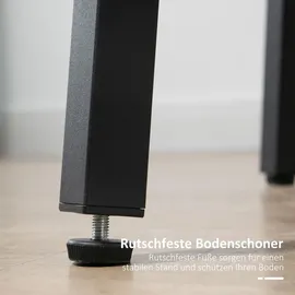 Homcom Ø 80 cm braun