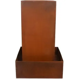 Estexo Springbrunnen Cortenstahl Set 50x50x80 cm