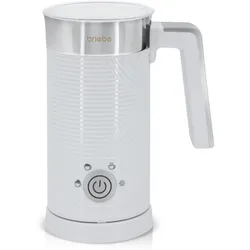 Briebe Elegance Milchaufschäumer Erhitzer Kalt-/Heißschaum 130ml, Warme Milch 300ml, MF1172WHT, Weiß, 500W