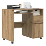 vidaXL Artisan-Eiche Computertisch Artisan-Eiche Verbundholz Mittel