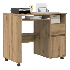 vidaXL Artisan-Eiche Computertisch Artisan-Eiche Verbundholz Mittel