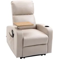 Relaxsessel Massagesessel Fernsehsessel mit Massagefunktion, Drehbarer Tisch