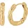 Noelani Creolen Noelani Edelstahl IP Gold onesize