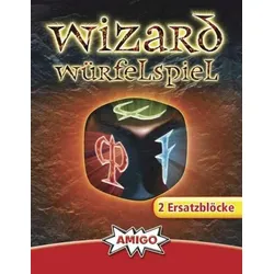 AMIGO 01958 Wizard Würfelspiel Ersatzblöcke (2 Stück)